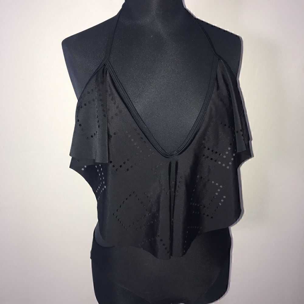 Black monokini bikini   